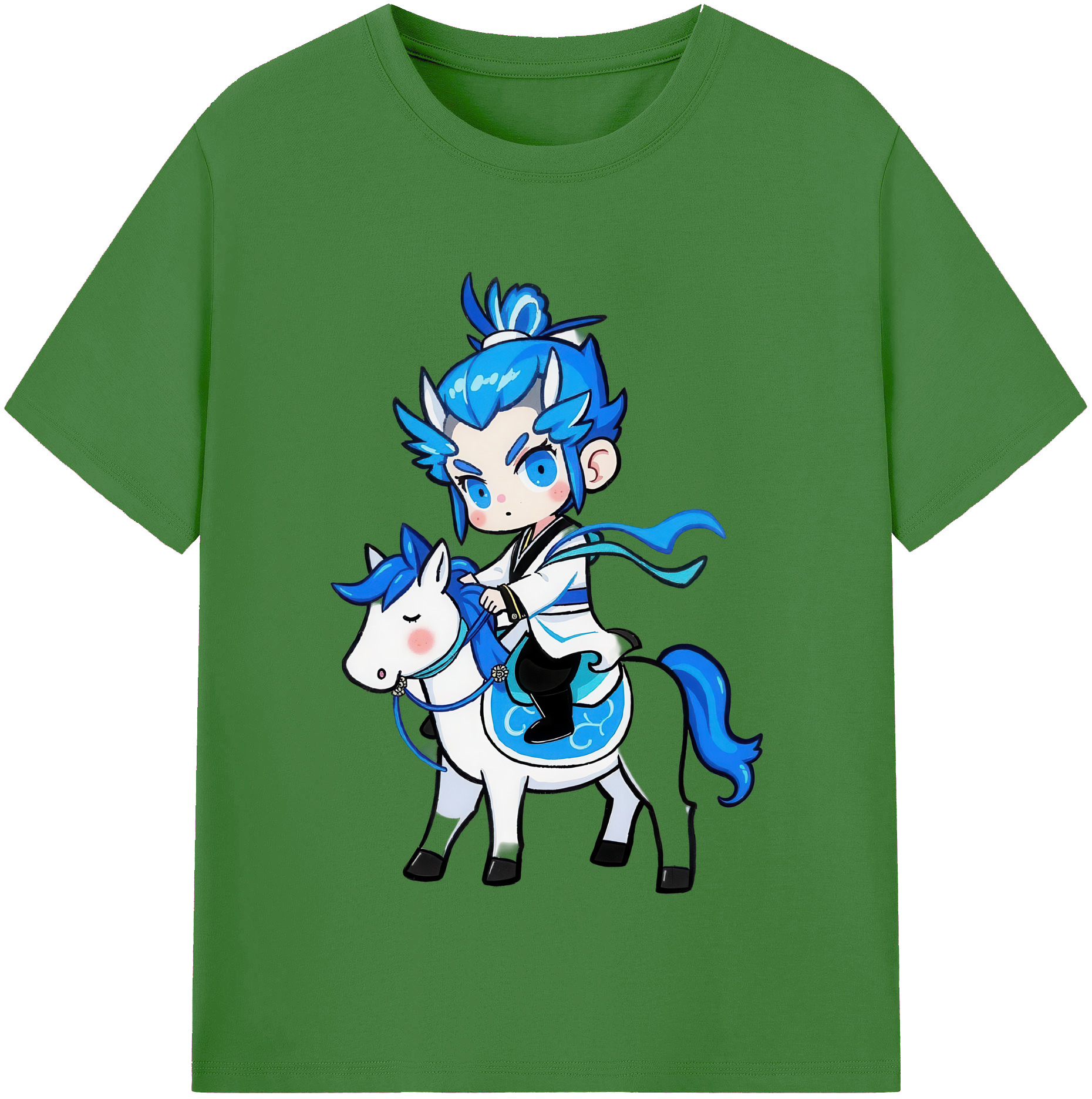 （画像用） Ne Zha 2 ナタ 魔童の大暴れ レディースカジュアルプリントTシャツ（綿100％）